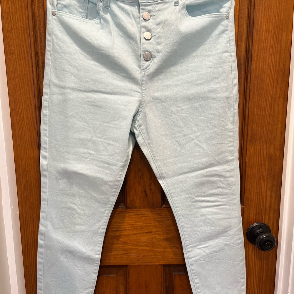 LOFT Soft Blue Petite Pants